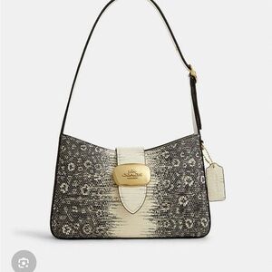 RARE - Coach snakeskin Eliza Shoulder bag